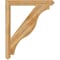 Ekena Millwork Funston Arts & Crafts Rough Sawn Bracket, Western Red Cedar, 4"W x 38"D x 46"H BKT04X38X46FST03RWR - alternate 4